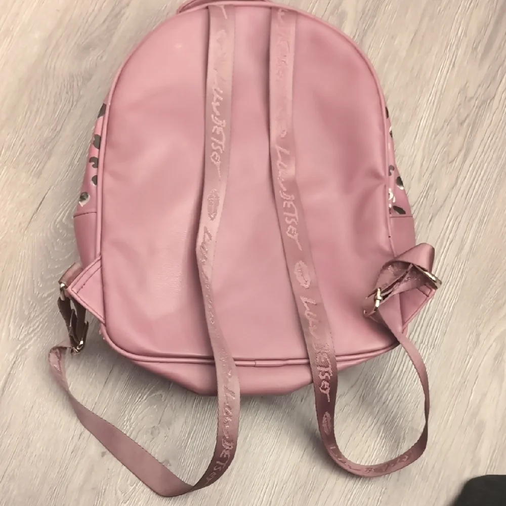 Luv Betsey By Betsey Johnson Mauve Quilted Backpack With Gold Accents